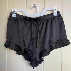 Black Victorias secret silky shorts